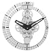 Moving Gear 13" High Wall Clock