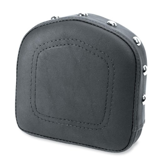 Saddlemen 6 1/2in..x 6 1/2in. Gravestone Studded Sissy Bar Pad with Chrome Studs 0408Y On Sale
