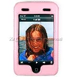 Pink Leather Shell Case Cover For Brand Apple iTouch i-Touch