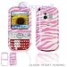 Pink and White Zebra Animal Skin Design Snap-On Cover Hard Case Cell Phone Protector for Palm CENTRO 690 685