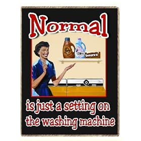 Funny Normal Laundry Retro Gift Refrigerator Magnet