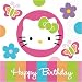 Hello Kitty Birthday Beverage Napkins 16ct