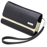 BlackBerry Leather Folio for BlackBerry Storm 9530 (Dark Blue)