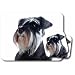schnauzer1  - Schnauzer Dog Mouse Pad Coaster Set