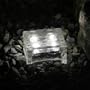 Pav� Lumineux Solaire, Large, 4 LEDs blanches, Eclairage Jardin, Pav� en Verre, Eclairage des Chemins