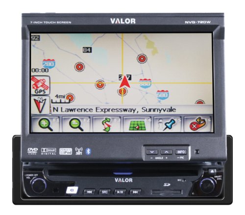 Valor NVG-720W In-Dash DVD 7 In Dash Multimedia Receiver With Navigation