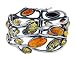 Multicolor Amber Bangle Bracelet in Sterling Silver .925