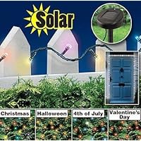 7 COLOR PROGRAMMABLE SOLAR LIGHTS