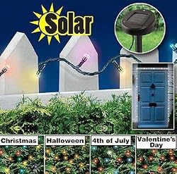 7 COLOR PROGRAMMABLE SOLAR LIGHTS