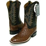 Lucchese Full Quill Ostrich Cowboy Boots Mens - Brown by Lucchese