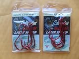 EAGLE CLAW OCTOPUS HOOKS LAZER SHARP RED 9/0 CARBON STEEL 10 PCS