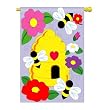 Bee House Decorative Banner