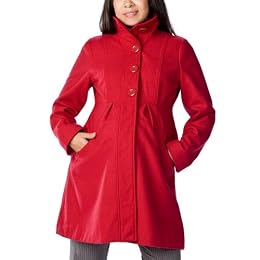 red wool coat