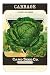 Cabbage Seed Packet Premium Poster Print, 8x12