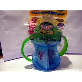 NUBY NO MESS NO LEAKS SIPPER CUP BPA FREE 6M+ BLUE