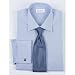 Pinpoint Oxford Windsor Spread Collar French Cuff Dress Shirt