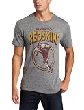 NFL Men's Washington Redskins Short Sleeve Triblend Crew (Steel, Large)