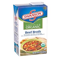Swanson Organic Beef Broth, 32-Ounce Aseptic Box (Pack of 12)