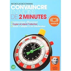 Convaincre en moins de 2 minutes - Audio livre 3Cd audio - 3h
