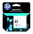 HP 61 Tri-Color Ink Cartridge in Retail Packaging (CH562WN#140)