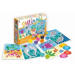 Sentosphere 3980880 - Sandbilder Fische und Delphine, 4 Bildvorlagen