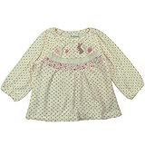 【H28年春物】(日本製) Pample Mousse(パンプルムース) 天竺水玉PT刺繍入りトレーナー 95cm/PK NO.DP-61216