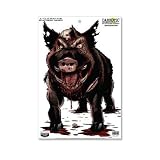 Birchwood Casey Darkotic Smokehouse Splatter Target (12 x 18, Pack of 8)