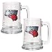 Charlotte Bobcats NBA 2pc 15oz Glass Tankard Set - Primary Logo by Great American Products