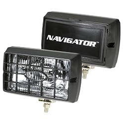 Navigator NV-1204" x 6" Clear Fog Light with Stone Guard and Cover