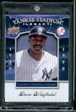 2008 Upper Deck Yankee Stadium Legacy Collection # 64 Dave Winfield - New York Yankees - Limited Edition MLB Baseball Card in Protective Screw Down Display Case!
