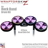 Radioactive Purple Skin by WraptorSkinz fits Rock Band Drum Set for Nintend ....