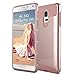 Note 4 Case,Lumsing Galaxy Note 4 Protective Case Shockproof Heavy Duty Hybrid Armor Protection Defender Case High Impact Case for Samsung Galaxy Note 4 with Screen Protector (Rose Gold)