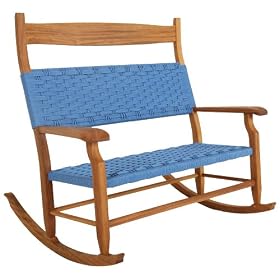 Hatteras Outdoors DCFDRCB Double Rocker, Coastal Blue by