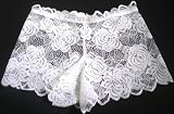 Sexy Lowrise Flower Pattern Lace Boyshort Panty