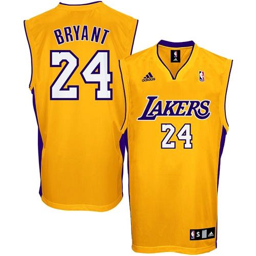Kobe Bryant Gold Adidas NBA Replica Los Angeles Lakers Youth Jersey