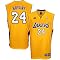 Kobe Bryant Youth Jersey: adidas Gold Replica #24 Los Angeles Lakers Jersey