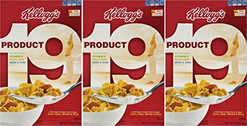 Kellogg's, Product 19 Cereal, 12oz Box (Pack of 3)