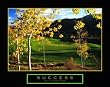 Golf-Success, Motivational Poster