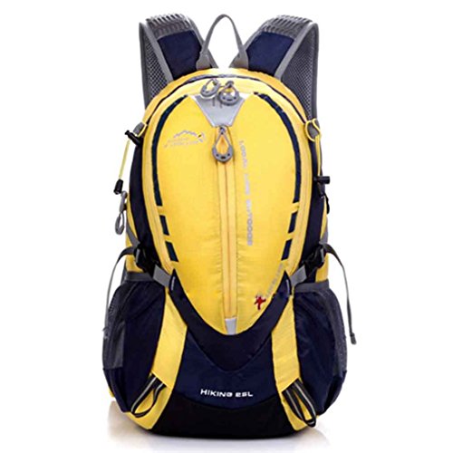 Ultra Light Cycling Backpack Outdoor Fashionable Hiking Bag Traveling Backpacking (Yellow) Ultra Light Cycling Backpack Outdoor Fashionable Hiking Bag Traveling Backpacking (Yellow)