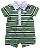 Little Me Baby-boys Newborn Prep Stripe Romper, Multi Stripe, 3 Months
