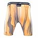 Dry Dudz Men's Compression Quick Dry Shorts Yellow/Gray