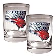Charlotte Bobcats 2pc Rocks Glass Set - Primary Logo NBA Basketball