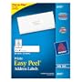 Avery Easy Peel 1 x4 Inch White Address Labels 500 Count (8161)
