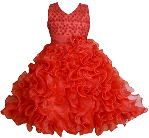 Shiny Toddler Sequins Flower Girl Dress Birthday Party Dress