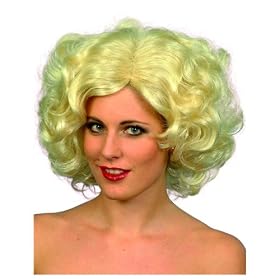 Perruque blonde et courte mod�le Marilyn