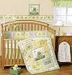 Lambs & Ivy Zippity 4 Piece Crib Bedding Set