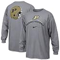 Nike Purdue Boilermakers Ash Practice Long Sleeve T-shirt