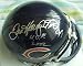 Dan Hampton autographed & HOF 2002 inscribed Chicago Bears mini helmet