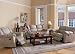 Microfiber Sofa Set - 3 Piece in Beige Microfiber - Coaster