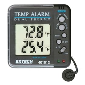 Extech 401012 Indoor/Outdoor Temperature Alarm
